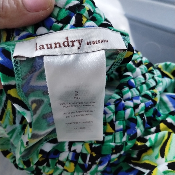 Laundry by Design Colorful Geometric Pattern Dress S - Picture 6 of 6